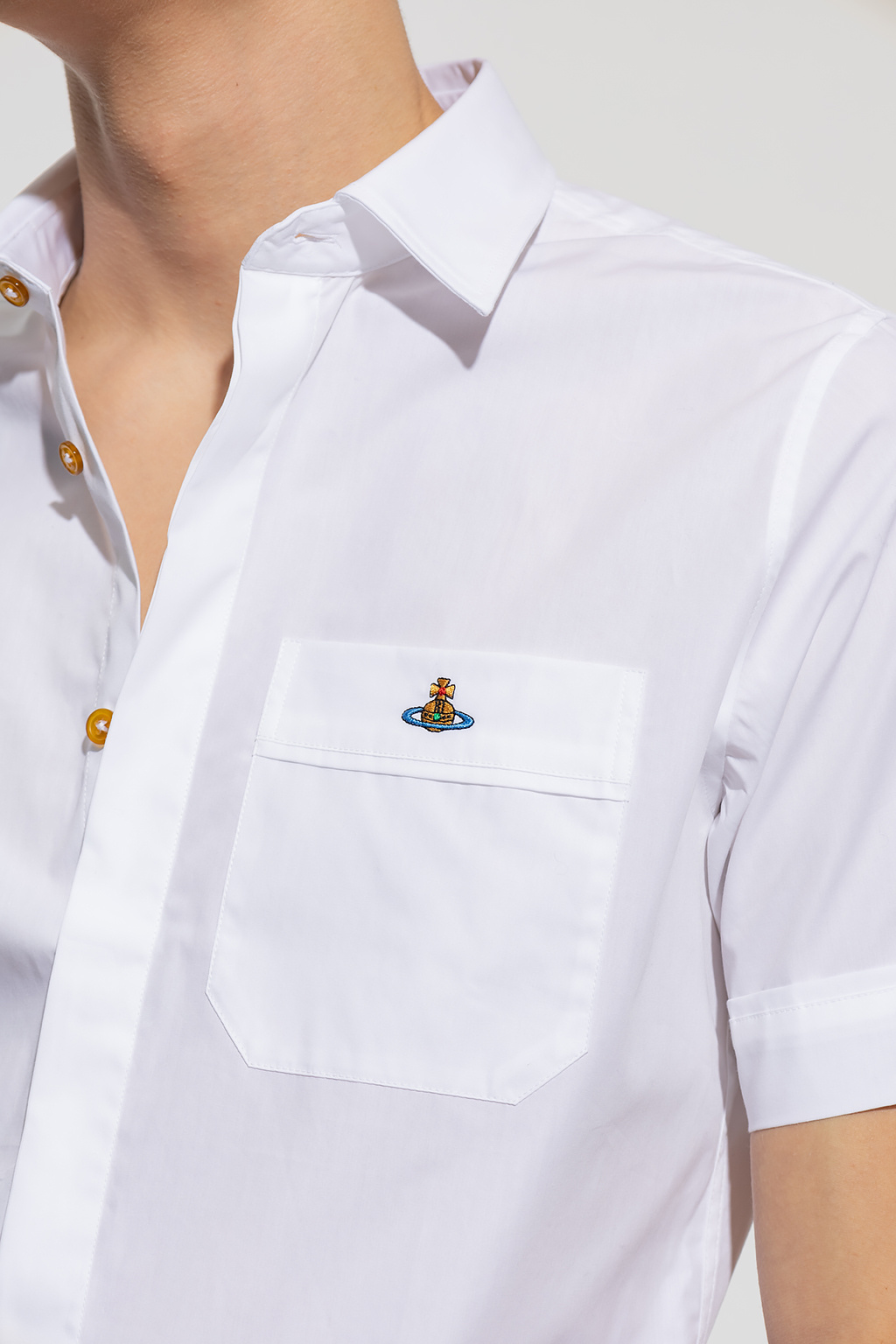 White Shirt with logo Vivienne Westwood